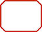 Bottle Label - Small Red Bevel (item #9643)
